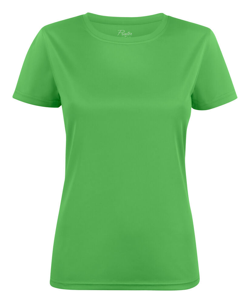 Printer Run T-Shirt Dames - Limoen