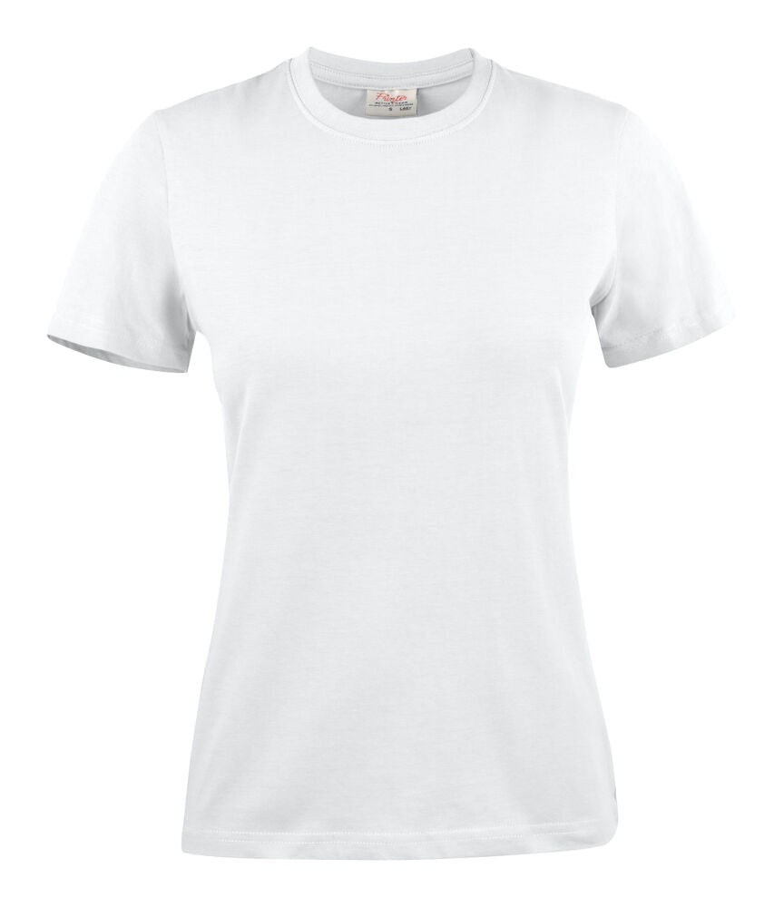 Printer Light T-Shirt Dames - Wit