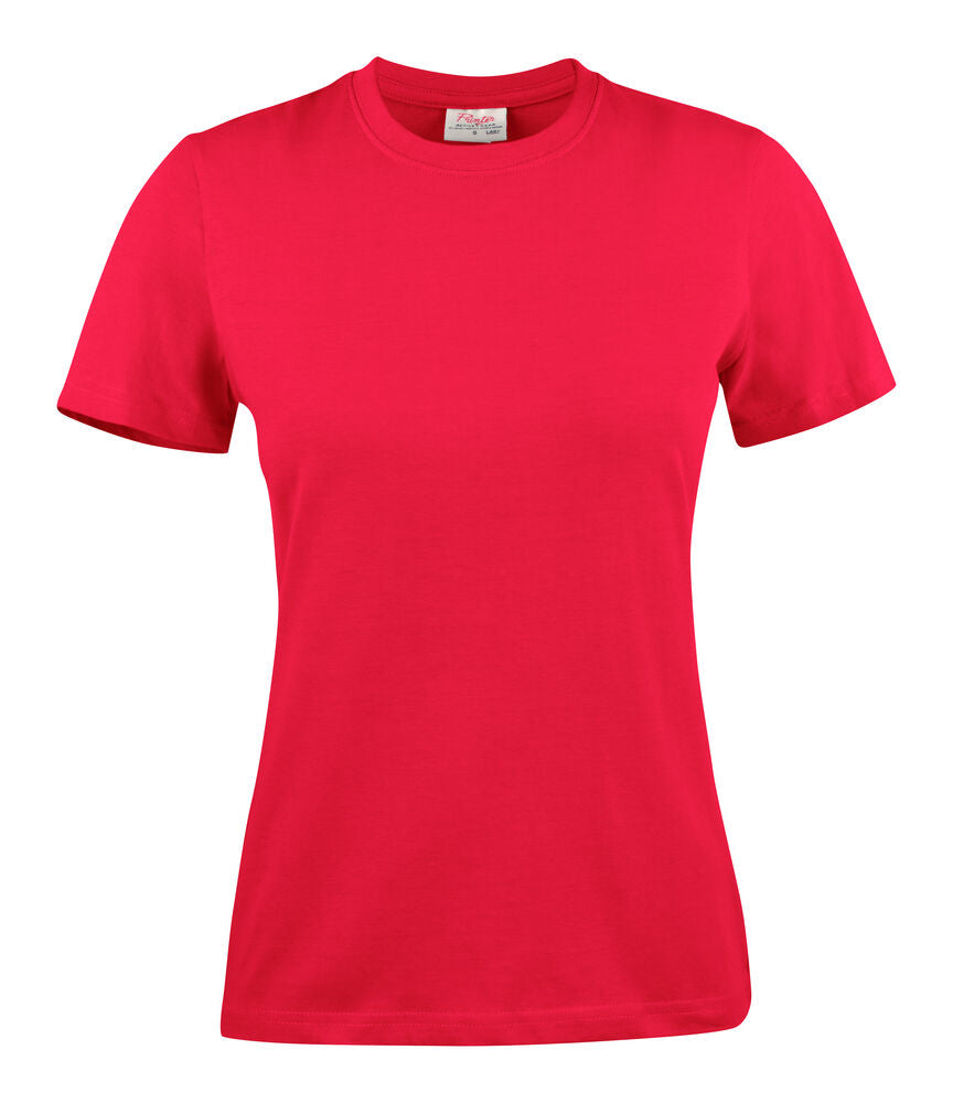 Printer Light T-Shirt Dames - Rood