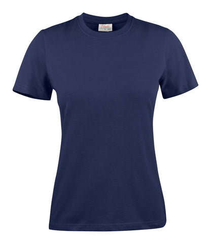 Printer Light T-Shirt Dames - Marine