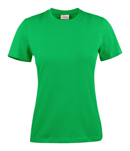 Printer Light T-Shirt Dames - Frisgroen