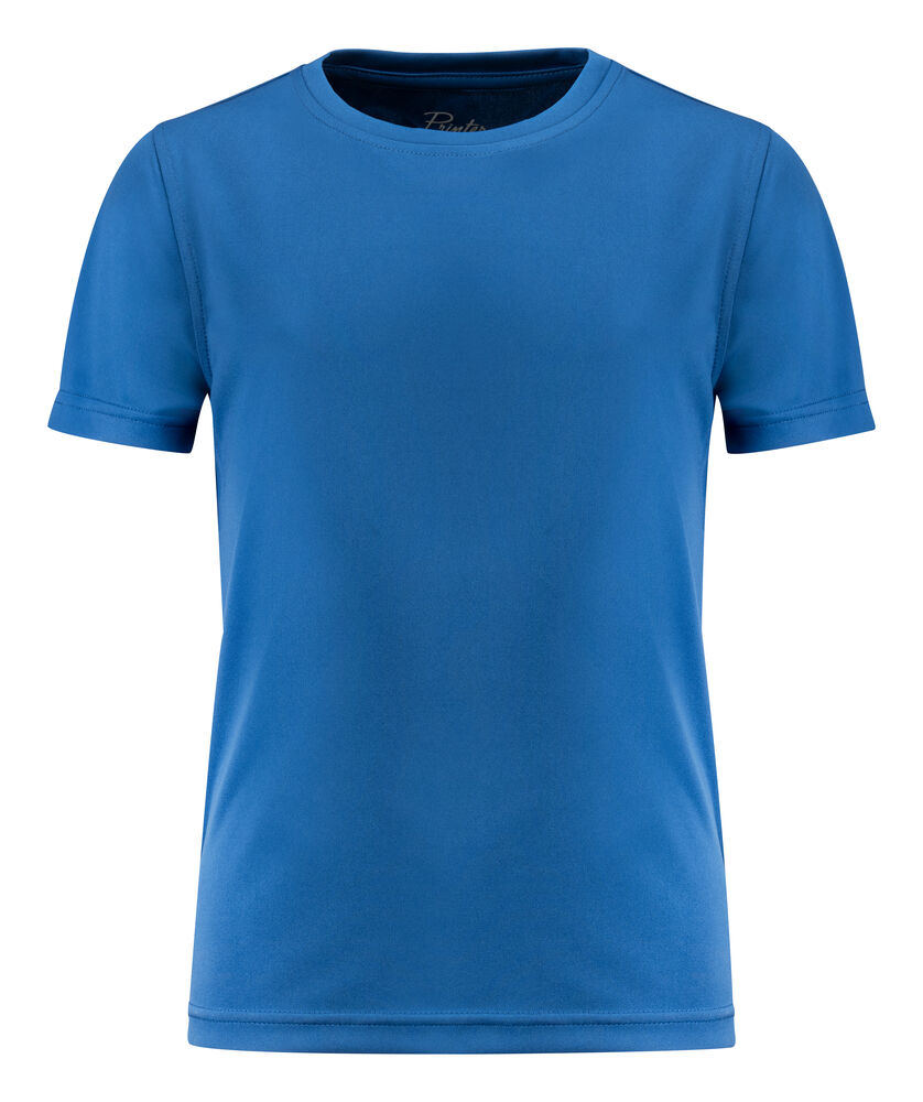 Printer Run T-Shirt Junior - Helder Blauw