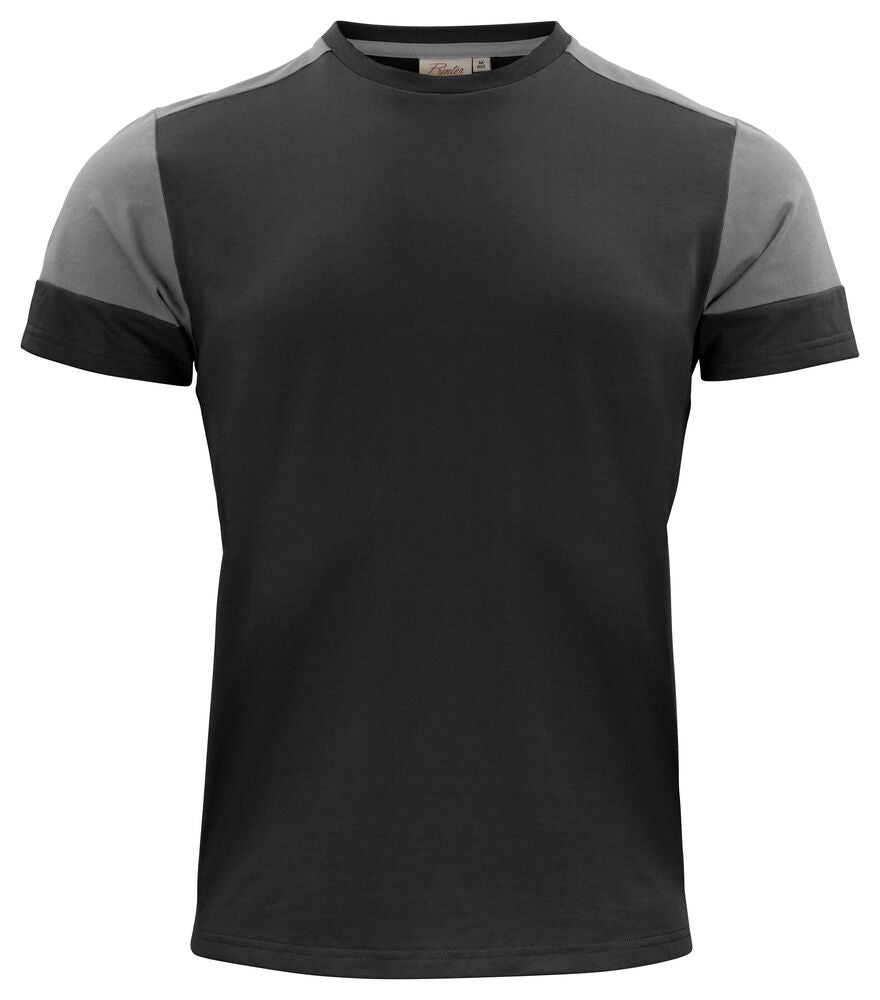Printer Prime T-Shirt Heren - Zwart/Staalgrijs