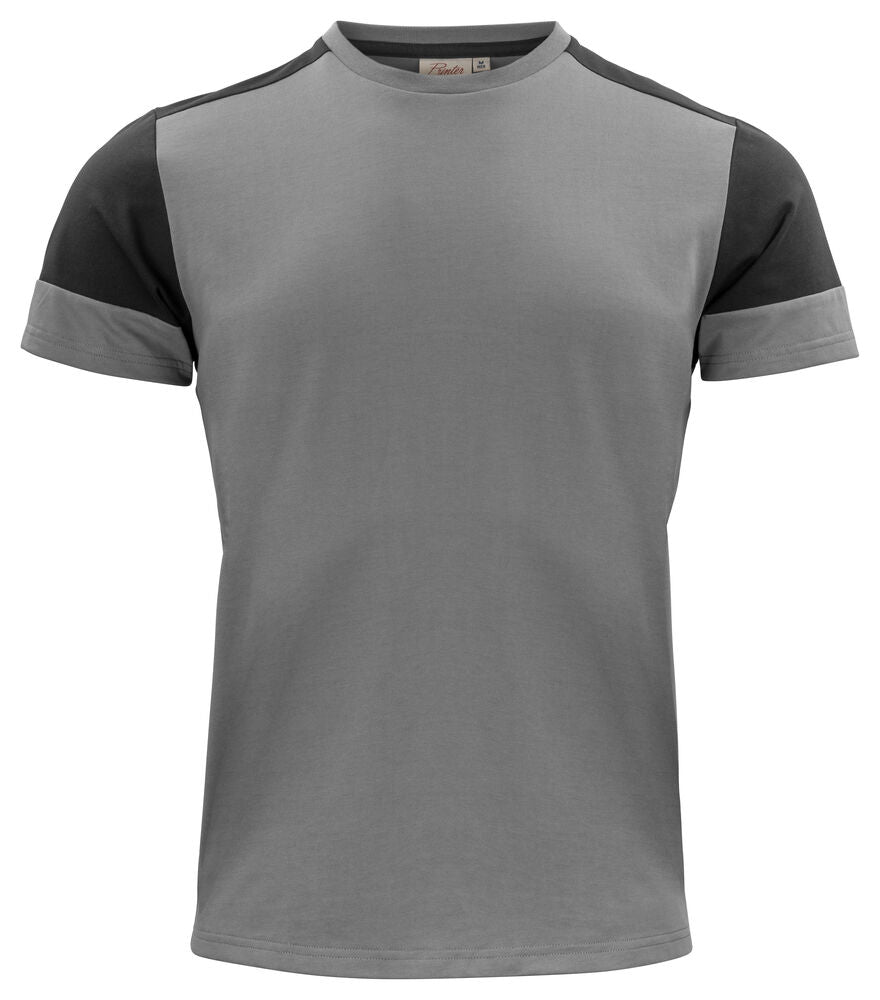 Printer Prime T-Shirt Heren - Staalgrijs/Zwart