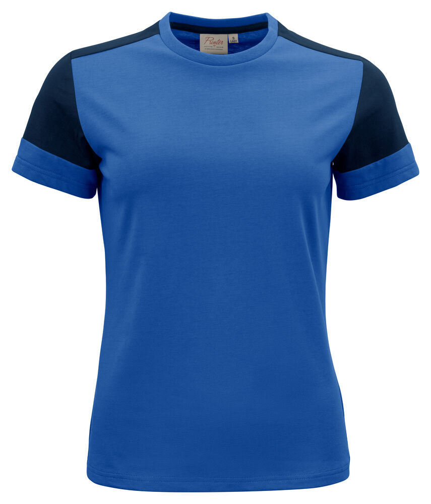 Printer Prime T-Shirt Dames - Kobalt/Marine