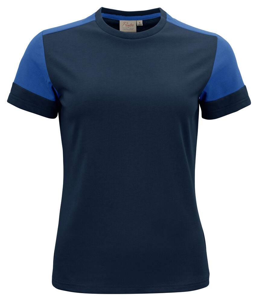 Printer Prime T-Shirt Dames - Marine/Kobalt