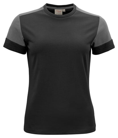 Printer Prime T-Shirt Dames - Zwart/Staalgrijs