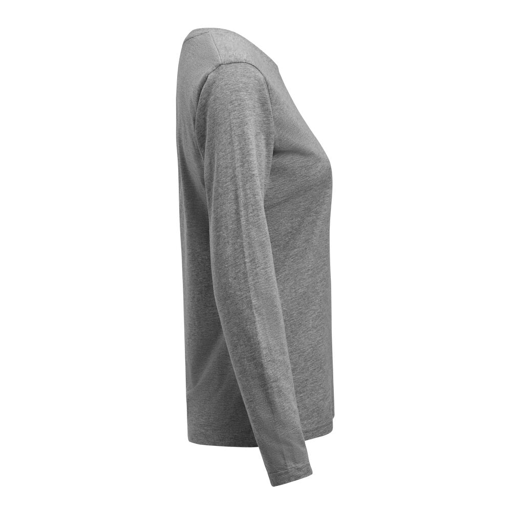 Printer Heavier Pro L/S T-Shirt Dames - Grijs Mêlée
