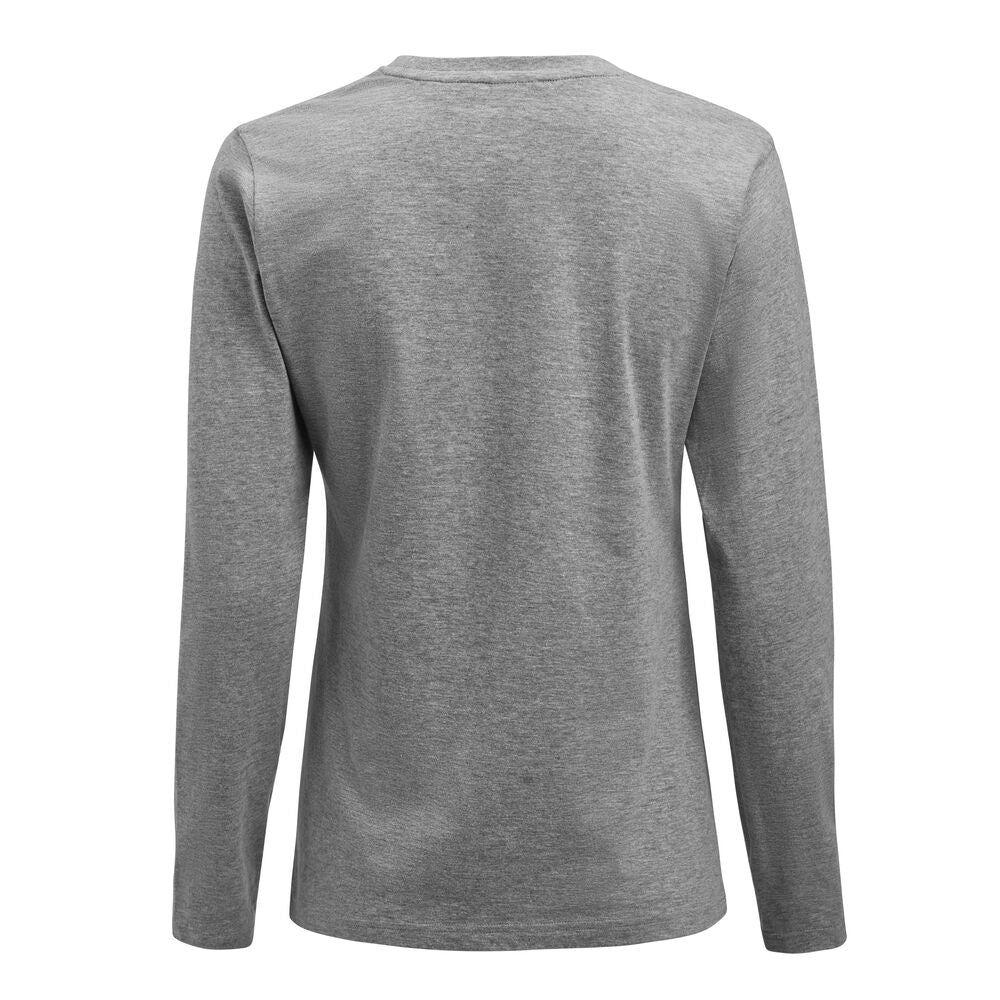 Printer Heavier Pro L/S T-Shirt Dames - Grijs Mêlée