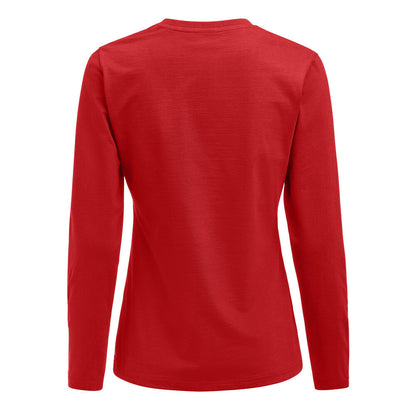 Printer Heavier Pro L/S T-Shirt Dames - Rood