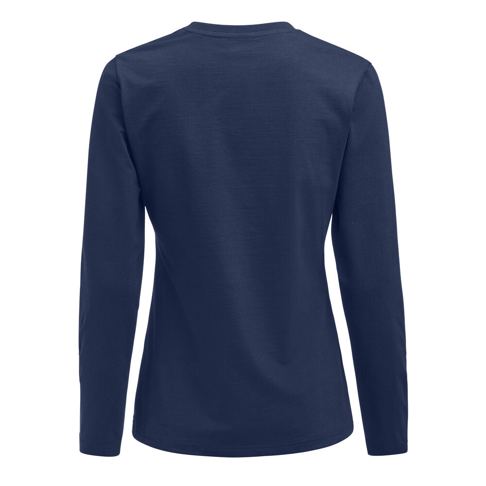 Printer Heavier Pro L/S T-Shirt Dames - Marine