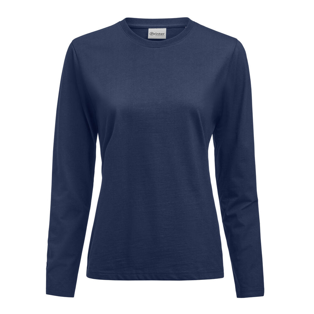 Printer Heavier Pro L/S T-Shirt Dames - Marine