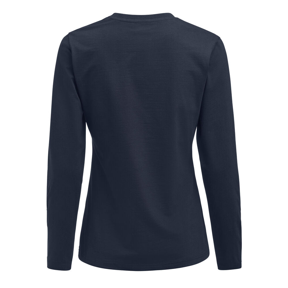 Printer Heavier Pro L/S T-Shirt Dames - Donker Marine