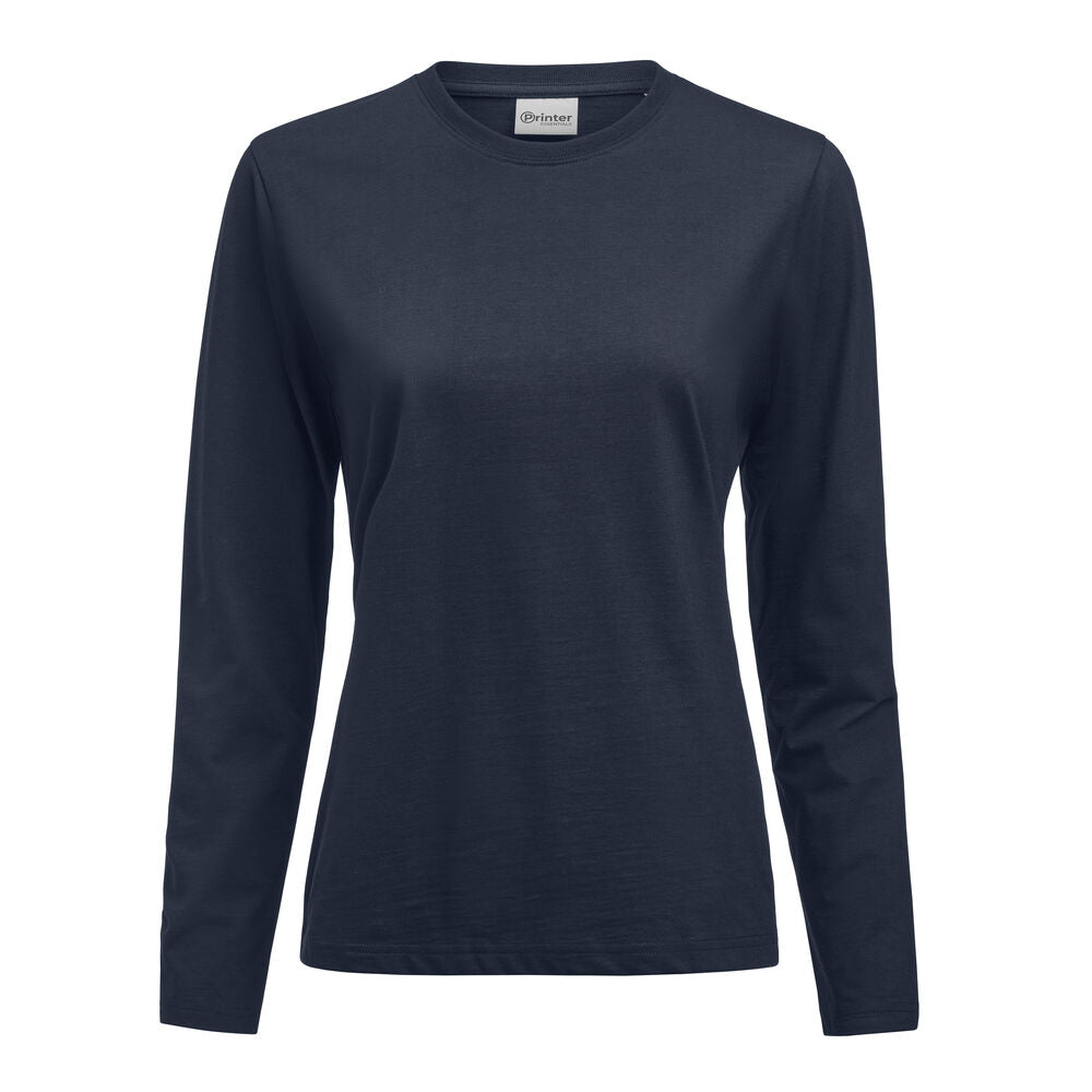 Printer Heavier Pro L/S T-Shirt Dames - Donker Marine