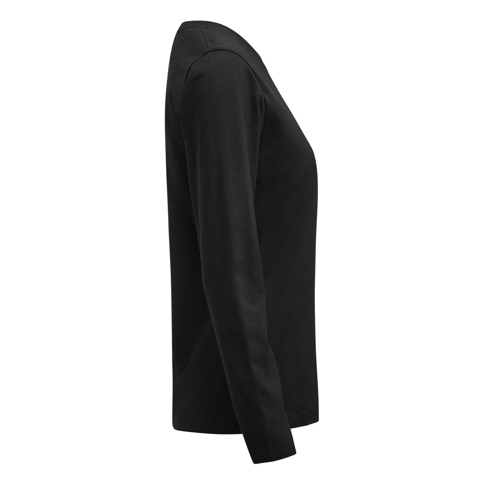 Printer Heavier Pro L/S T-Shirt Dames - Zwart