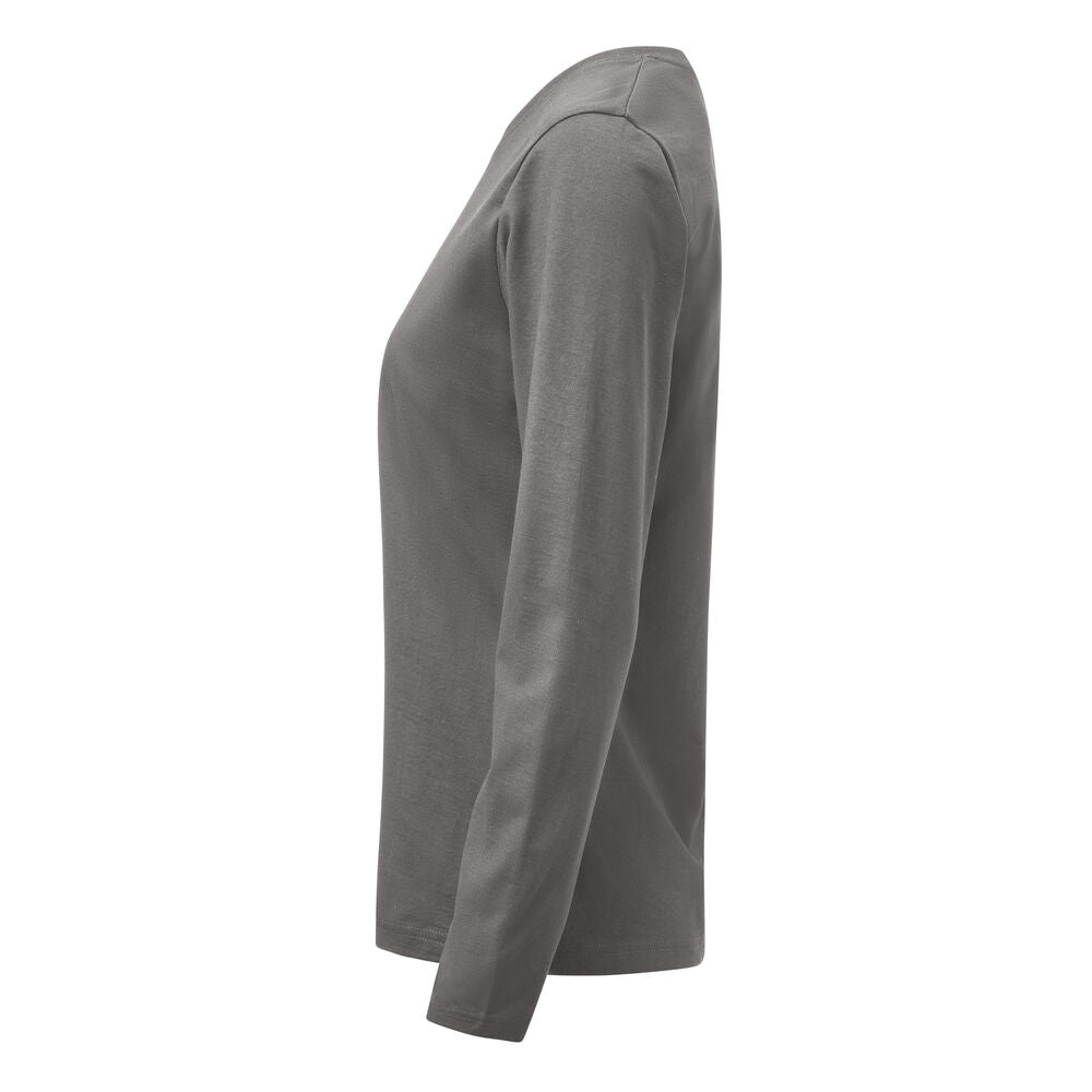 Printer Heavier Pro L/S T-Shirt Dames - Staalgrijs
