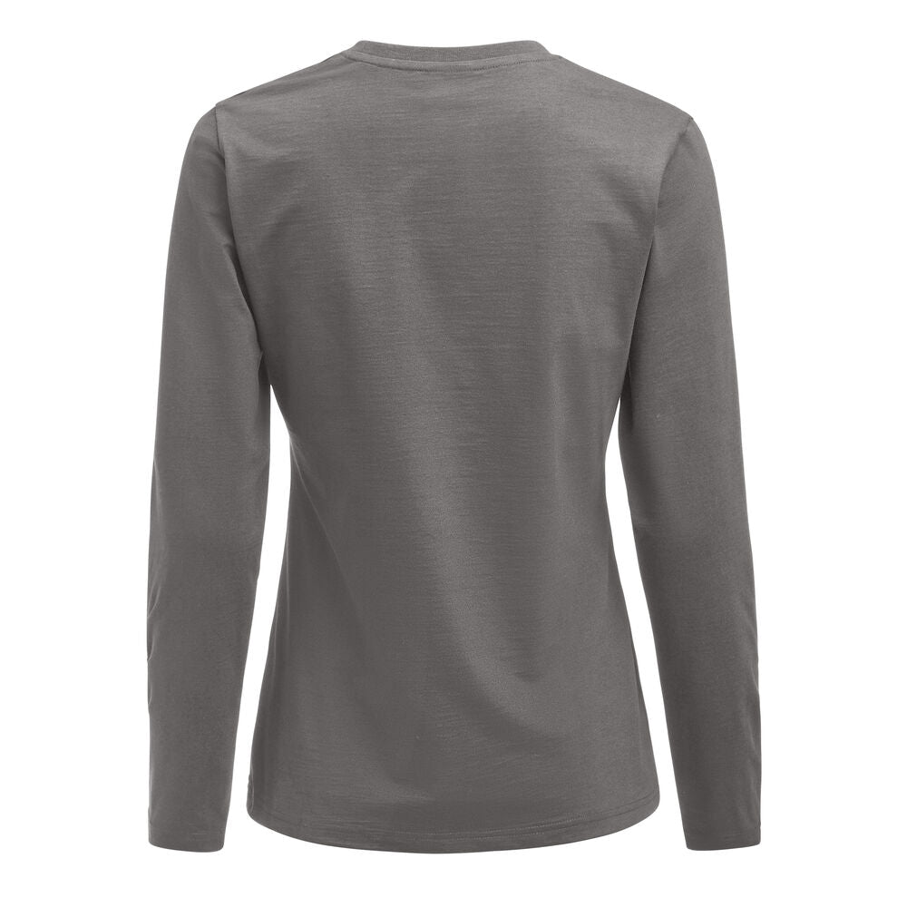 Printer Heavier Pro L/S T-Shirt Dames - Staalgrijs