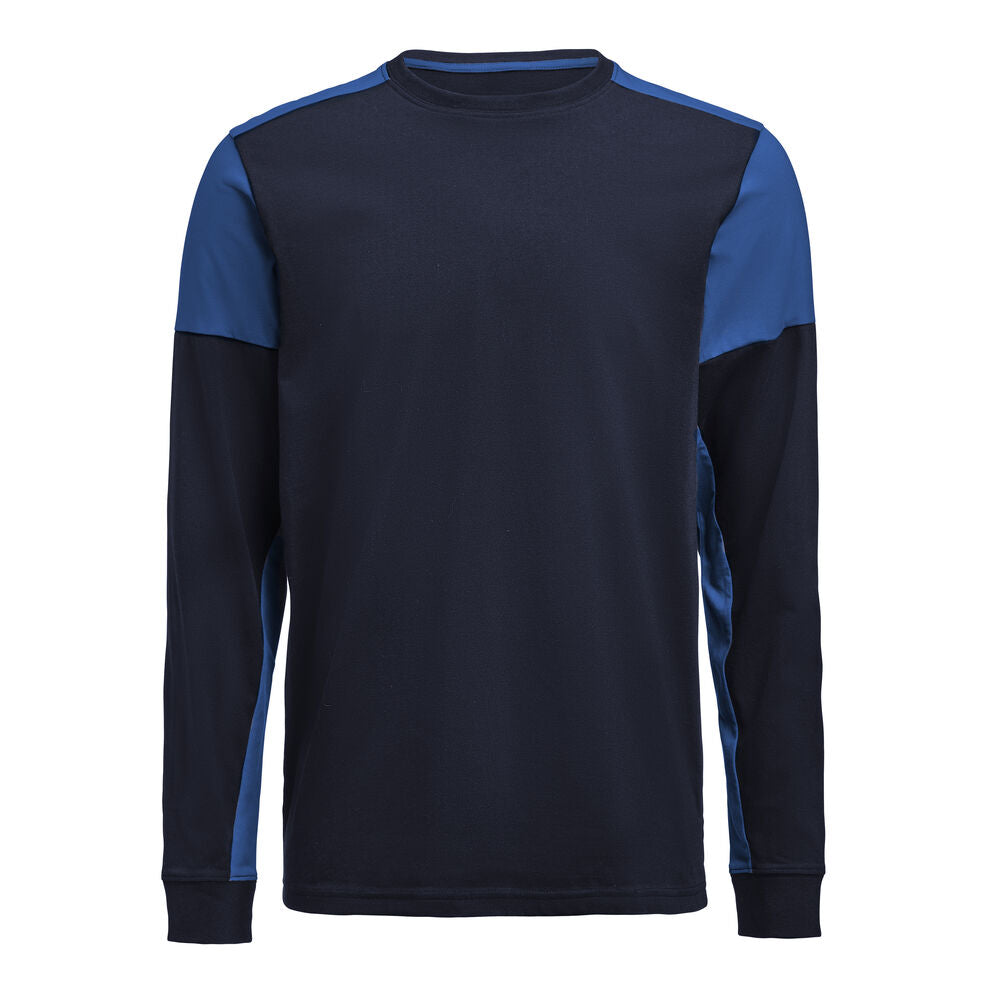 Printer Prime T-shirt Long Sleeve T-shirt Heren - Marine/Kobalt