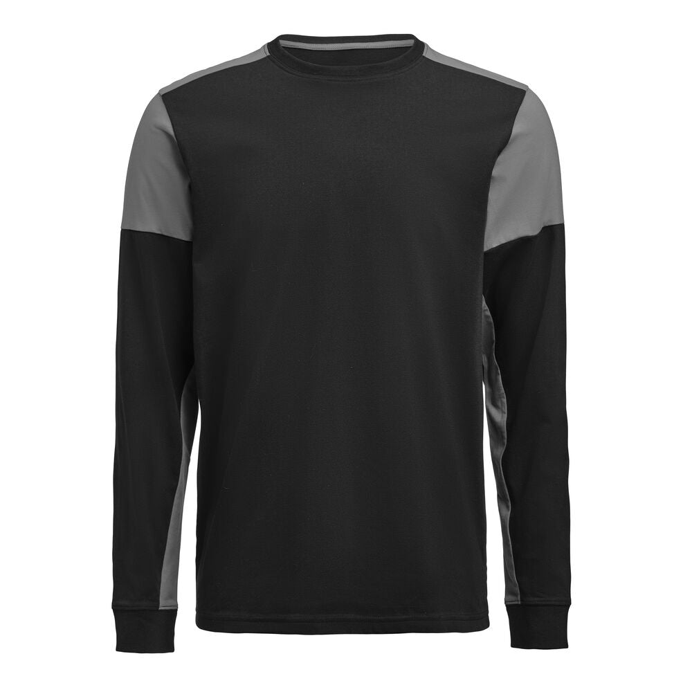 Printer Prime T-shirt Long Sleeve T-shirt Heren - Zwart/Staalgrijs