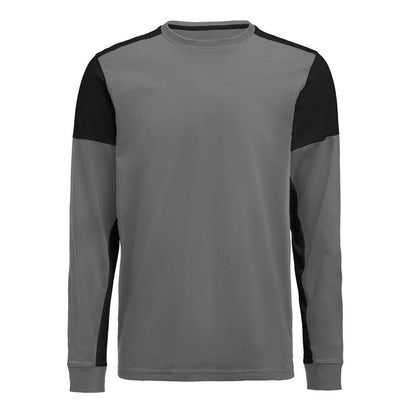 Printer Prime T-shirt Long Sleeve T-shirt Heren - Staalgrijs/Zwart