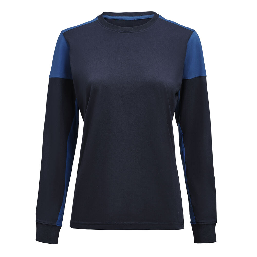 Printer Prime T-shirt Long Sleeve T-shirt Dames - Marine/Kobalt