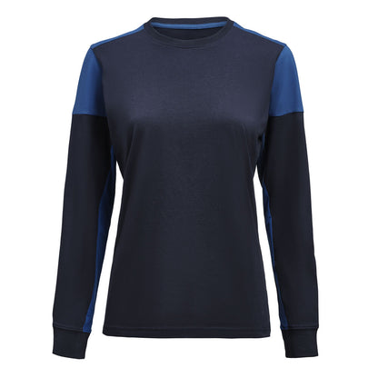 Printer Prime T-shirt Long Sleeve T-shirt Dames - Marine/Kobalt