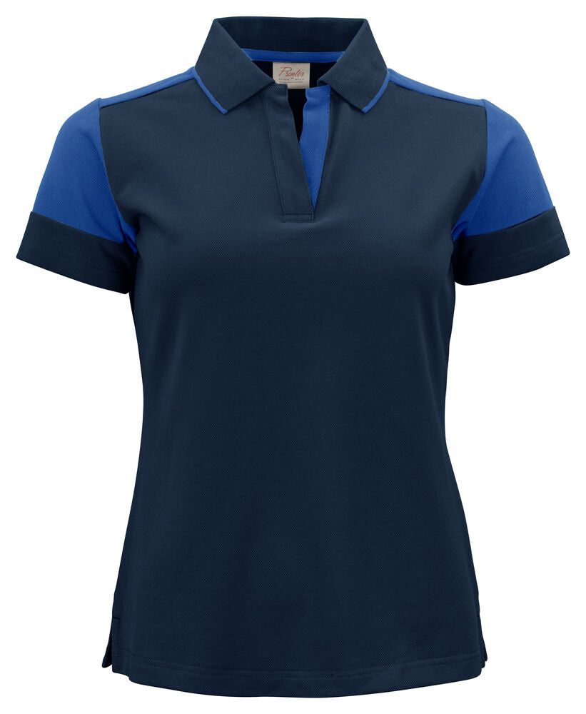 Printer Prime Polo Dames - Marine/Kobalt