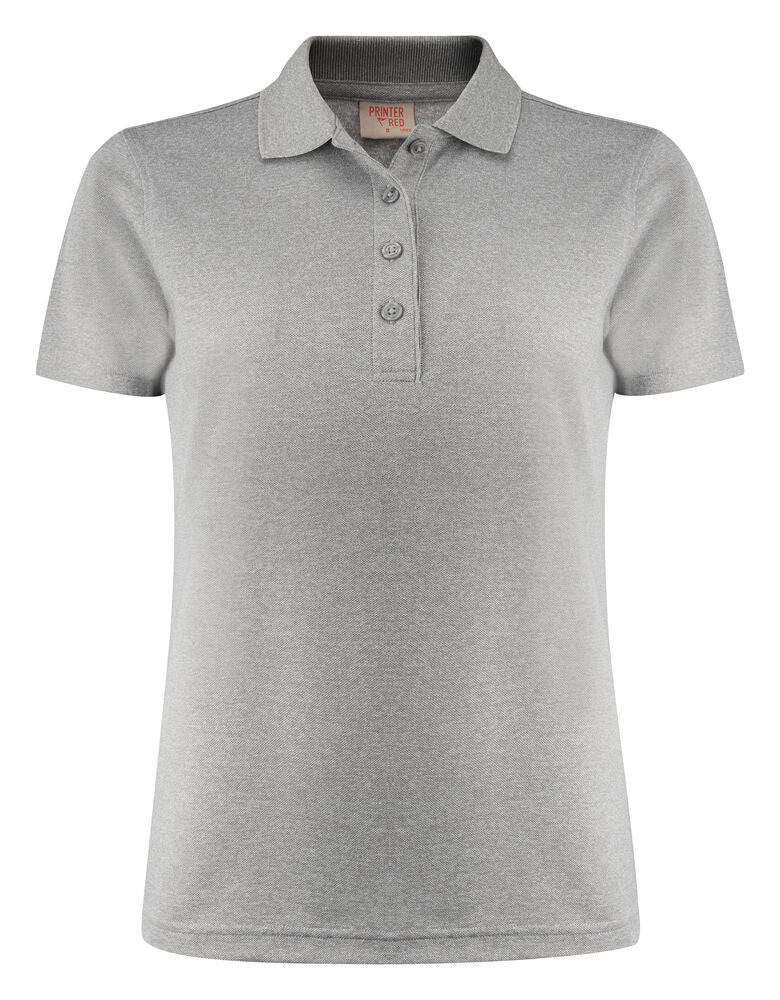 Printer Smash Polo Dames - Grijs Mêlée