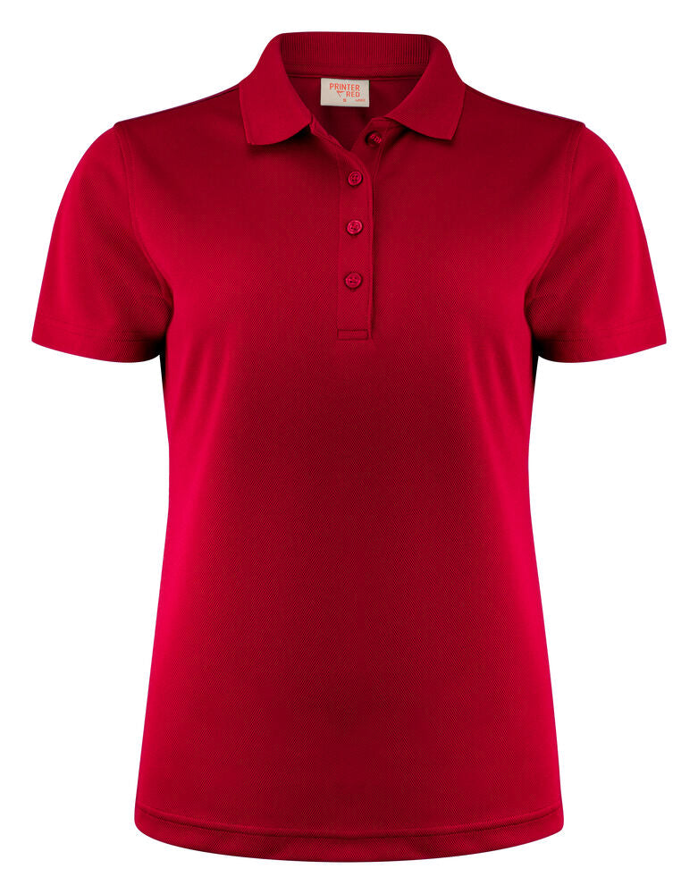 Printer Smash Polo Dames - Rood