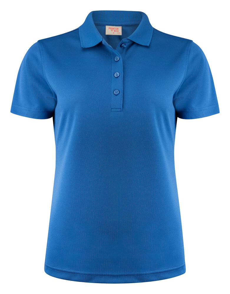 Printer Smash Polo Dames - Helder Blauw