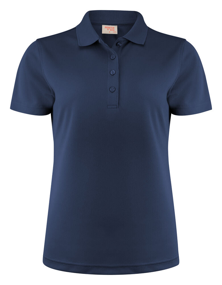 Printer Smash Polo Dames - Marine