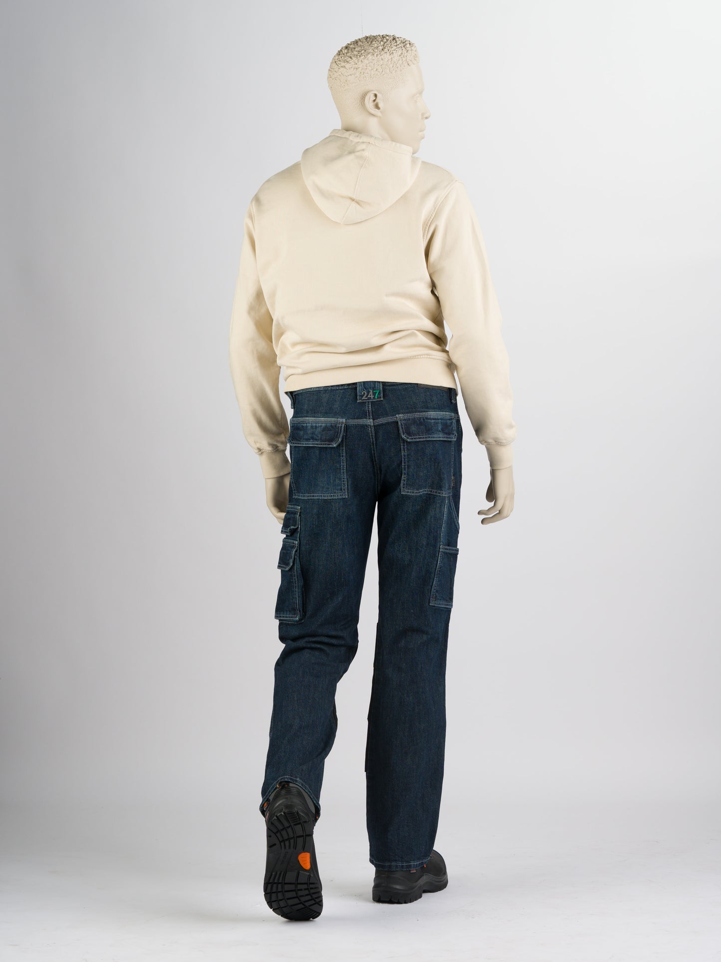 247Jeans Bison Workwear D30 – Heren Werkbroek Dark Blue