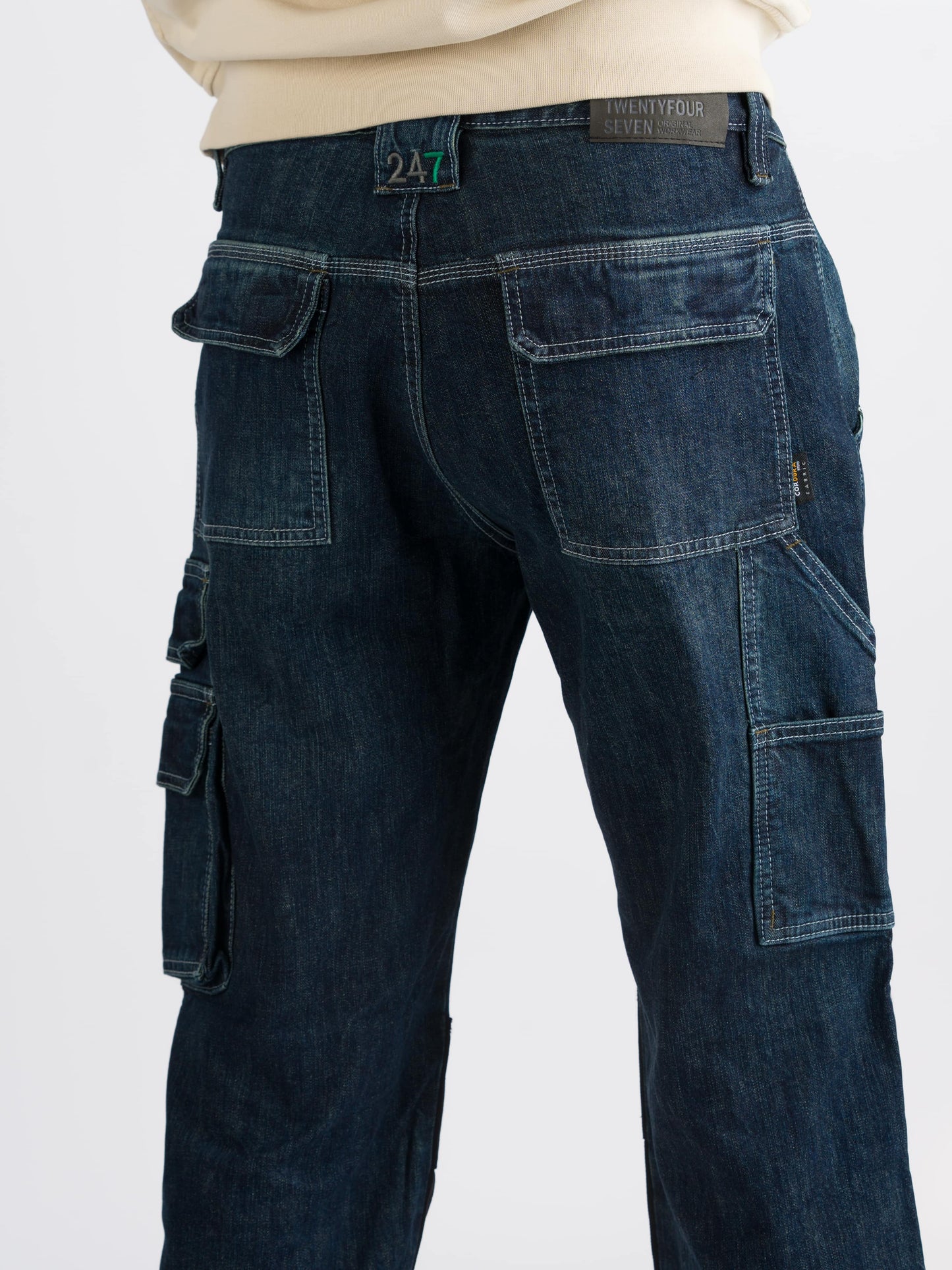 247Jeans Bison Workwear D30 – Heren Werkbroek Dark Blue