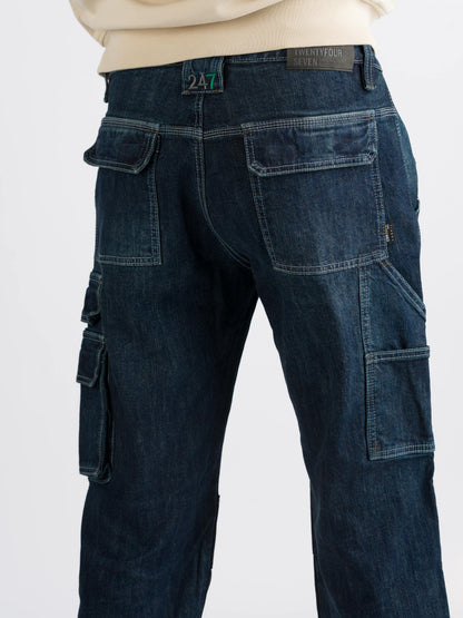 247Jeans Bison Workwear D30 – Heren Werkbroek Dark Blue