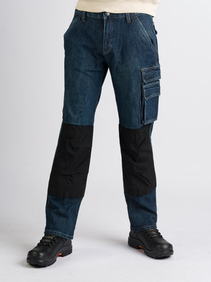 247Jeans Bison Workwear D30 – Heren Werkbroek Dark Blue
