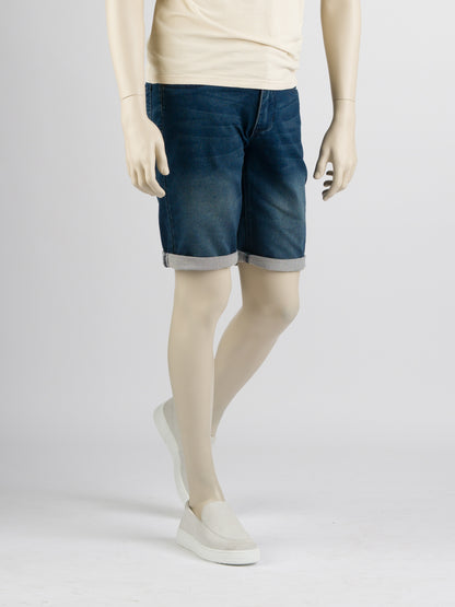 247Jeans Elm Short J04 – Heren Denim Short Medium Blue