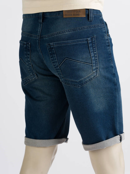 247Jeans Elm Short J04 – Heren Denim Short Medium Blue