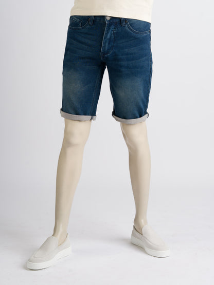247Jeans Elm Short J04 – Heren Denim Short Medium Blue