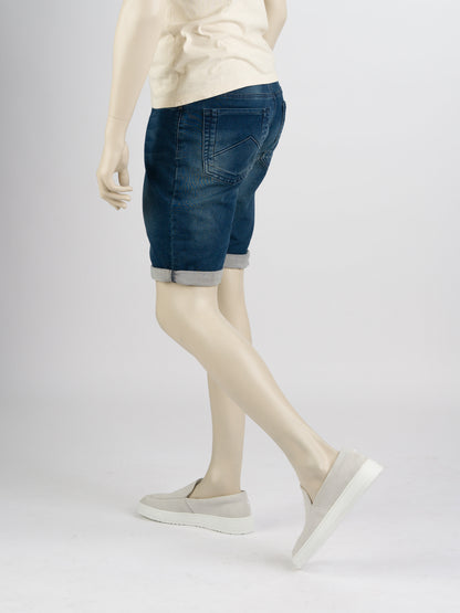 247Jeans Elm Short J04 – Heren Denim Short Medium Blue
