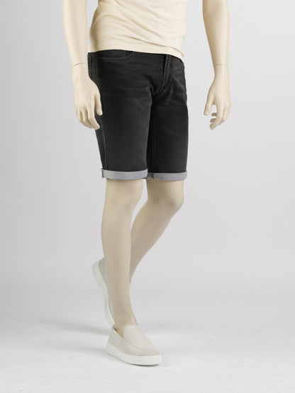 247Jeans Elm Short J04 – Heren Denim Short Dark Grey