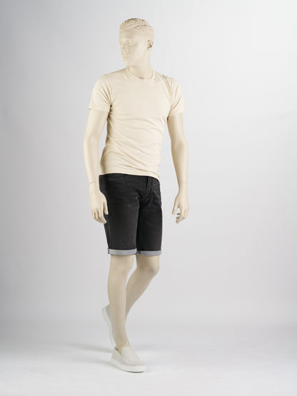 247Jeans Elm Short J04 – Heren Denim Short Dark Grey