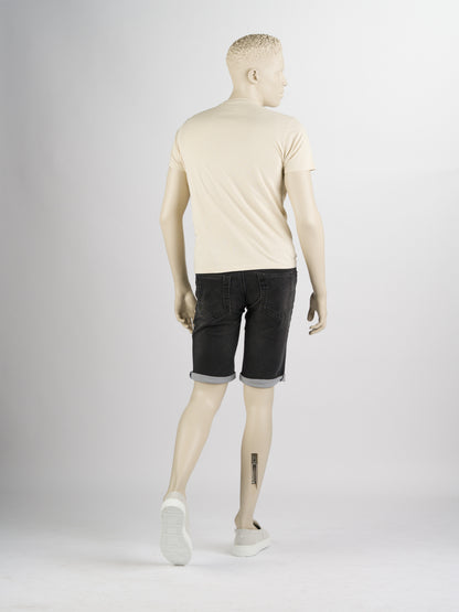 247Jeans Elm Short J04 – Heren Denim Short Dark Grey