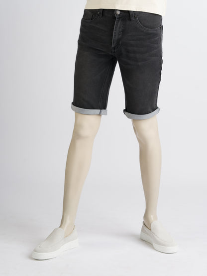 247Jeans Elm Short J04 – Heren Denim Short Dark Grey