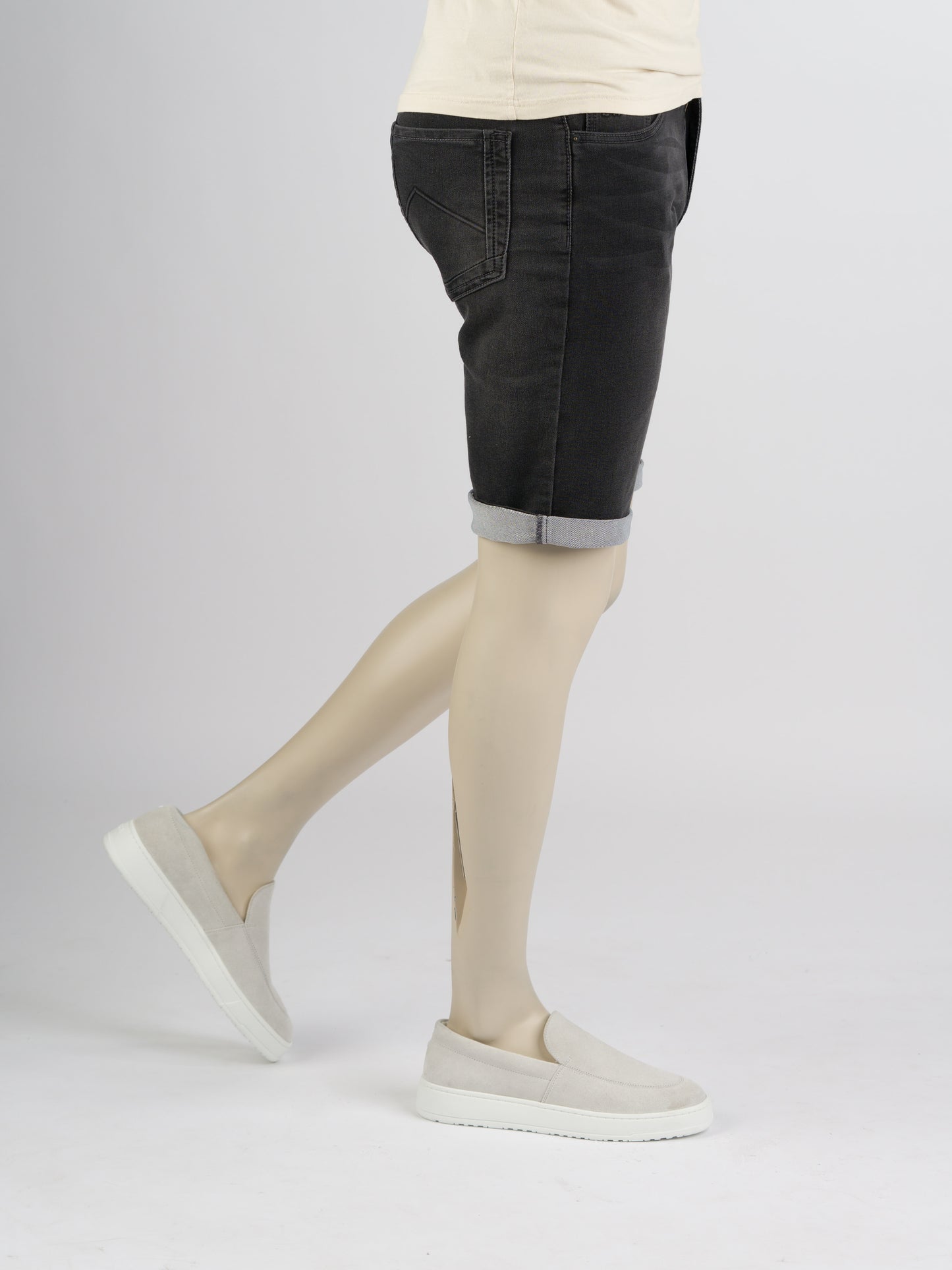 247Jeans Elm Short J04 – Heren Denim Short Dark Grey