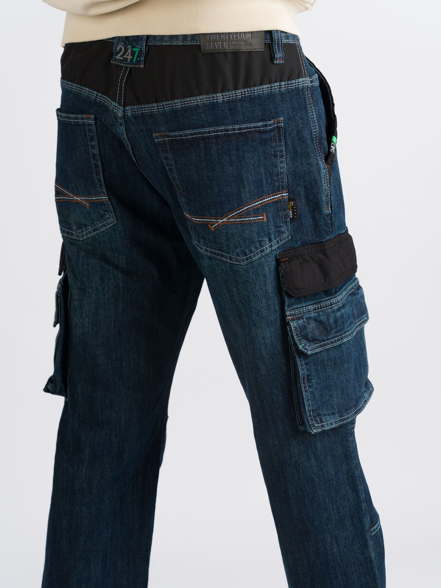 247Jeans Grizzly Workwear D30 – Heren Werkbroek Dark Blue