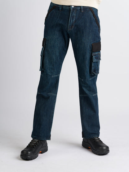 247Jeans Grizzly Workwear D30 – Heren Werkbroek Dark Blue