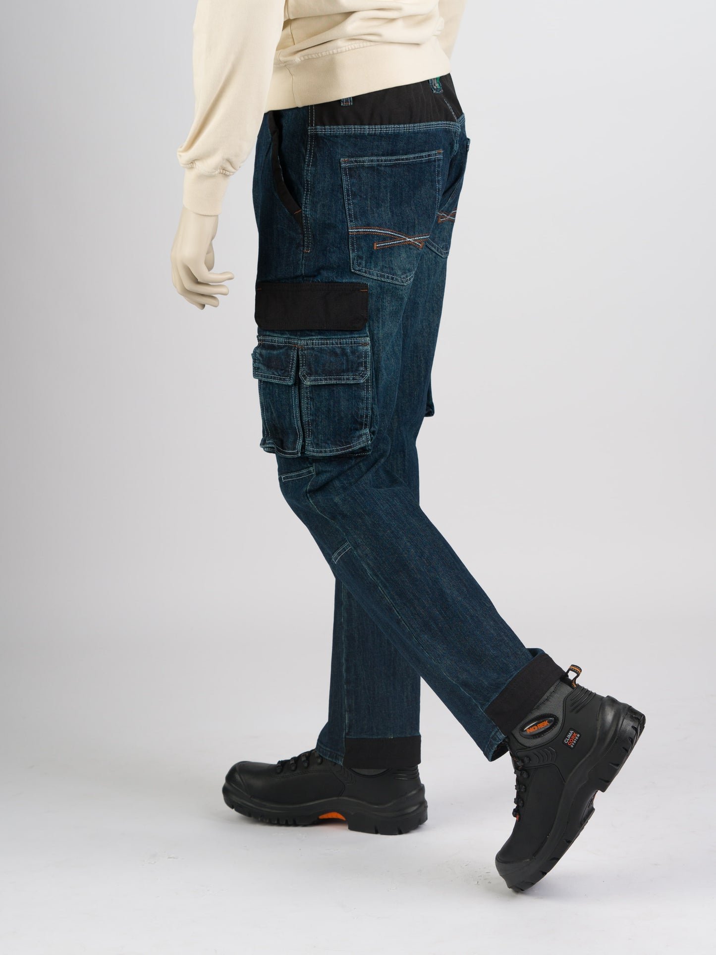 247Jeans Grizzly Workwear D30 – Heren Werkbroek Dark Blue
