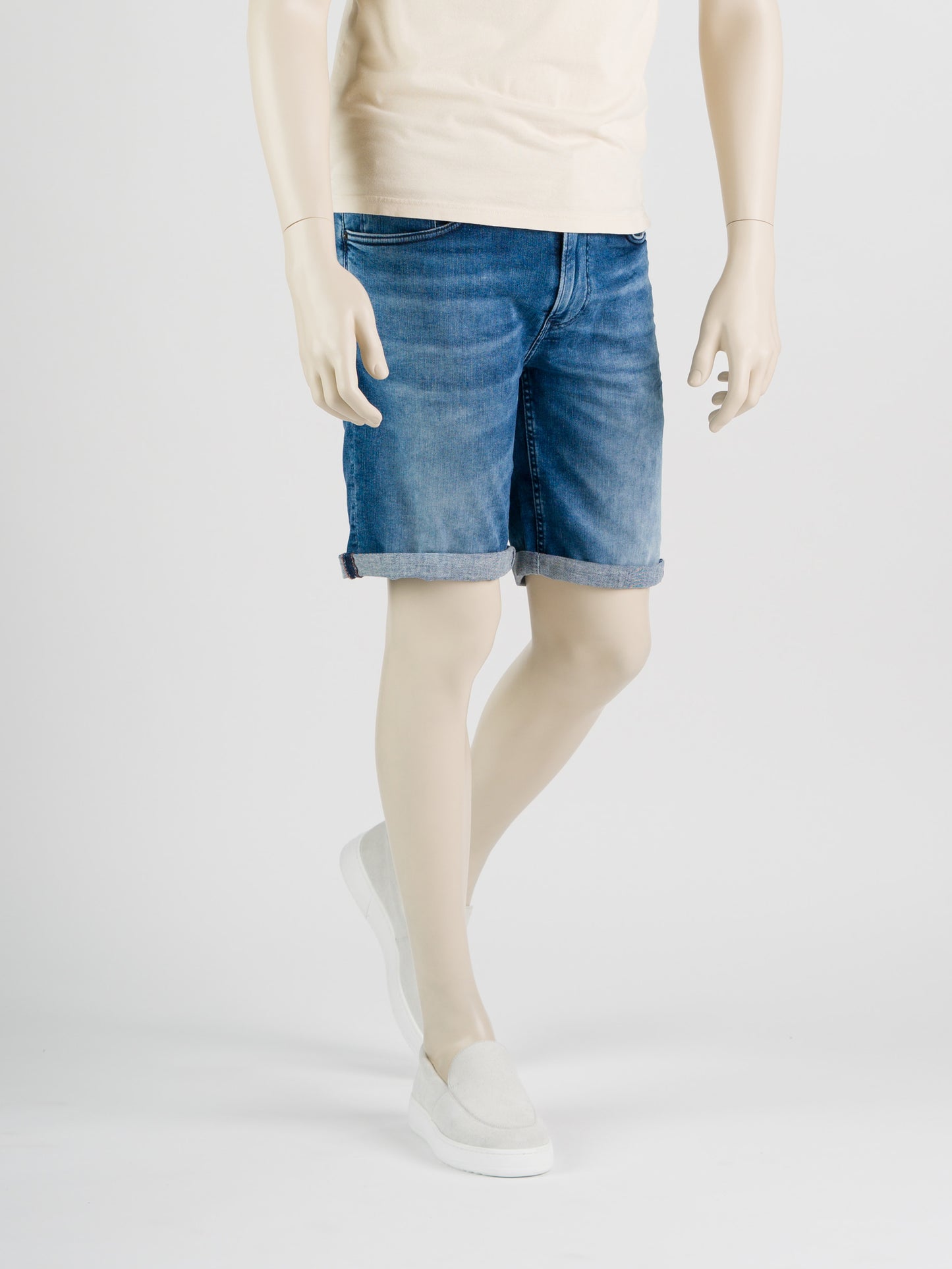 247Jeans Palm Slim Short SH05 – Heren Denim Short