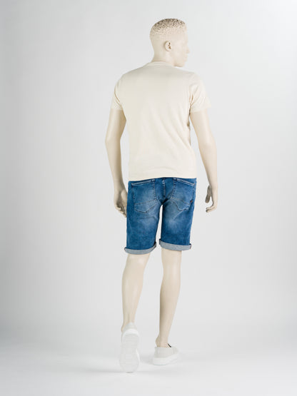 247Jeans Palm Slim Short SH05 – Heren Denim Short