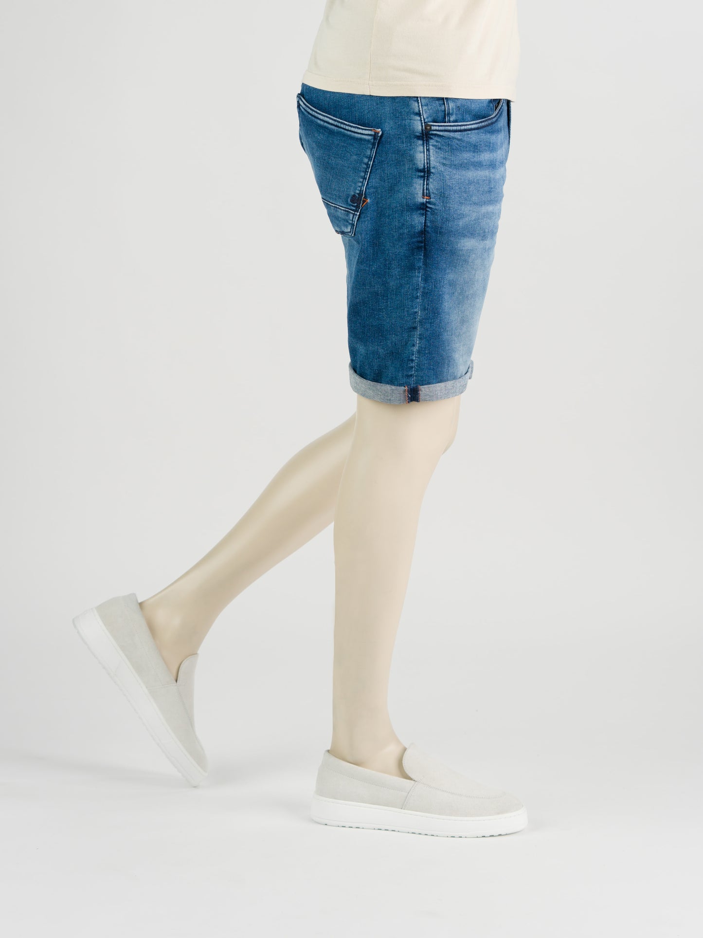 247Jeans Palm Slim Short SH05 – Heren Denim Short